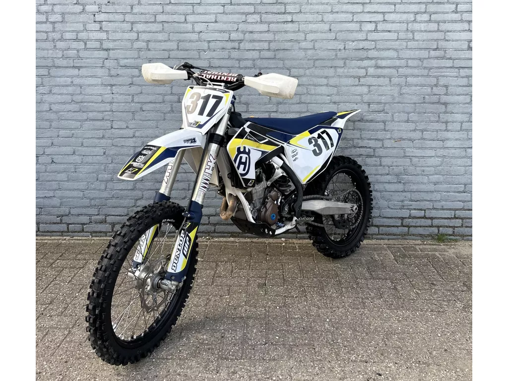 Husqvarna FC 350 BlackBird Renthal 2018 41 UUR TOPSTAAT