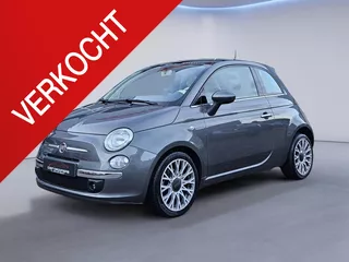 Fiat 500 0.9 TwinAir Lounge Lage km stand/Apple Carplay/Glazen dak/Airco/AUX/16''LMV/(MET GARANTIE*)