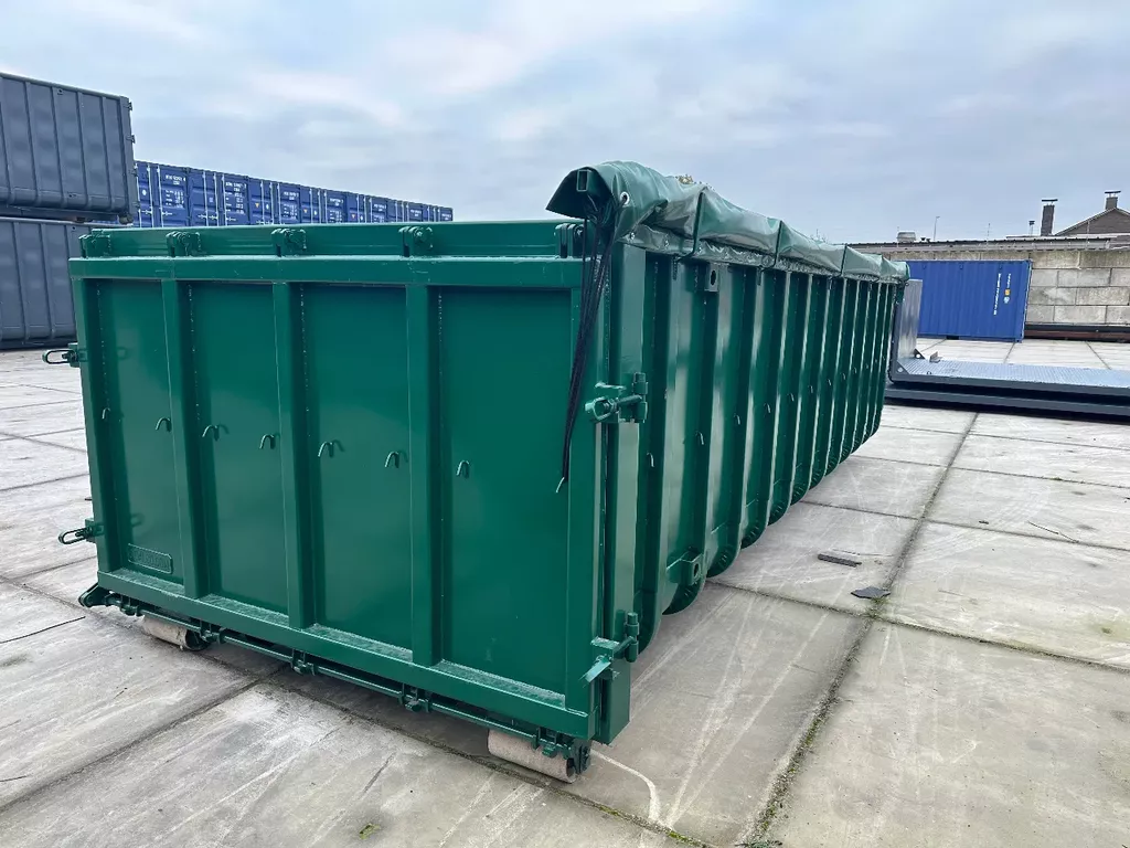 Sidalco Slib vloeistof dichte containers met afdekzeil