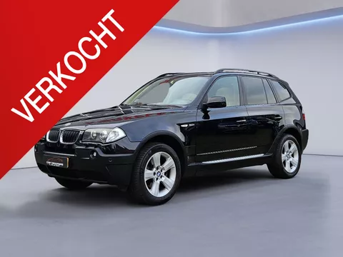 BMW X3 3.0i Executive /Elektrisch panodak/Vol leder interieur/Parkeersens./Elektr. stoelen+geheugen/Stoelverw./Verstelb. lendesteun/Trekhaak/(MET GARANTIE*)