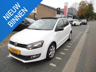 Volkswagen Polo 1.2 match panoramadak, navigatie, cruise control, half leer, sportvelgen, airco, 5 deurs