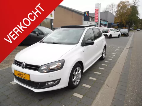 Volkswagen Polo 1.2 match panoramadak, navigatie, cruise control, half leer, sportvelgen, airco, 5 deurs