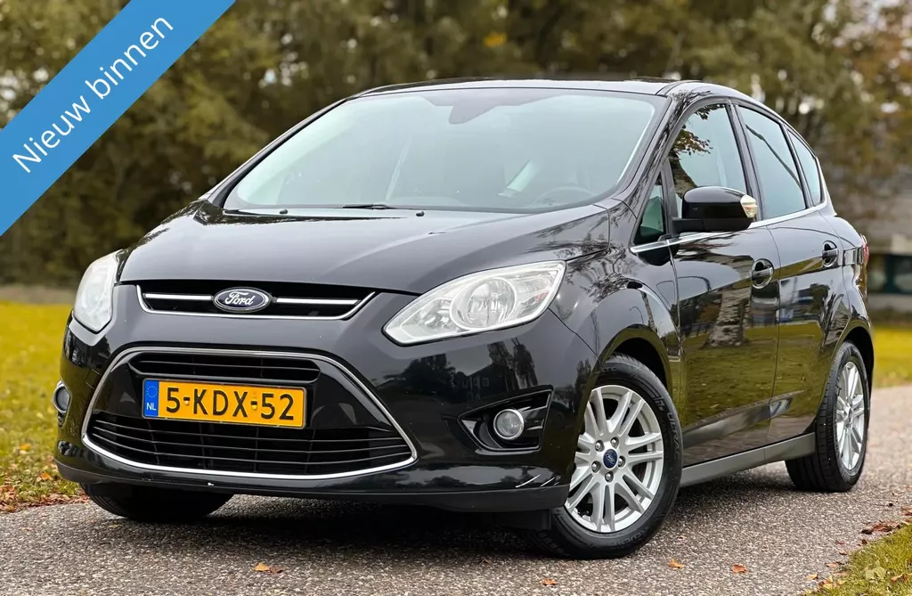 Ford C-Max 1.0 125PK Titanium Dealer onderhouden|Trakhaak!