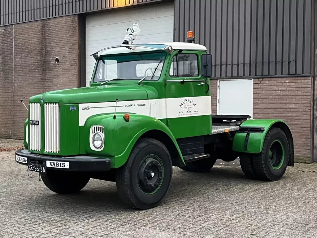 Scania L L56 34 / Oldtimer / Torpedo / Be-Ge hutten / 1967 / NL Truck