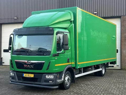 MAN TGL 10.180 / Only 143.684 KM !!! / Zijdeur / Laadklep LBW / APK 10-2025 / Clima / Euro6 / NL Truck