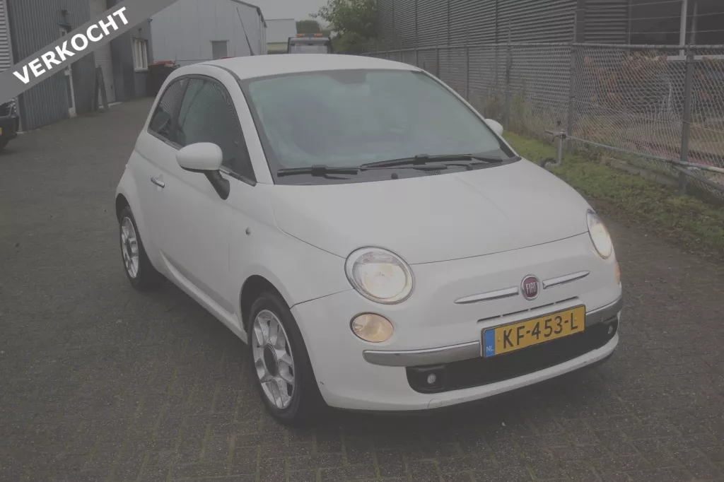 Fiat 500 1.4-16V Lounge Leer AC LMv VERKOCHT