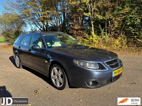 Saab 9-5 Estate 2.3t Vector Automaat | Leder| Clima | APK 05-2025,  Youngtimer!