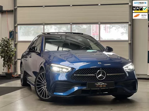 Mercedes-Benz C-klasse 220d AMG|360&deg;|Pano|Hud|Burmester