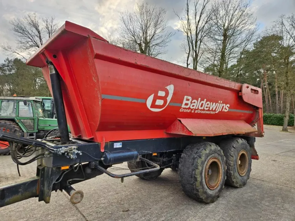 Record D23 grondkar kipper dumper zandkipper halfpipe Krampe BE-papieren