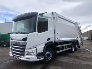 DAF XD 340 FAG Pusher 4000 22m&sup3; + Eurolift CB/CB011 + AE weighing