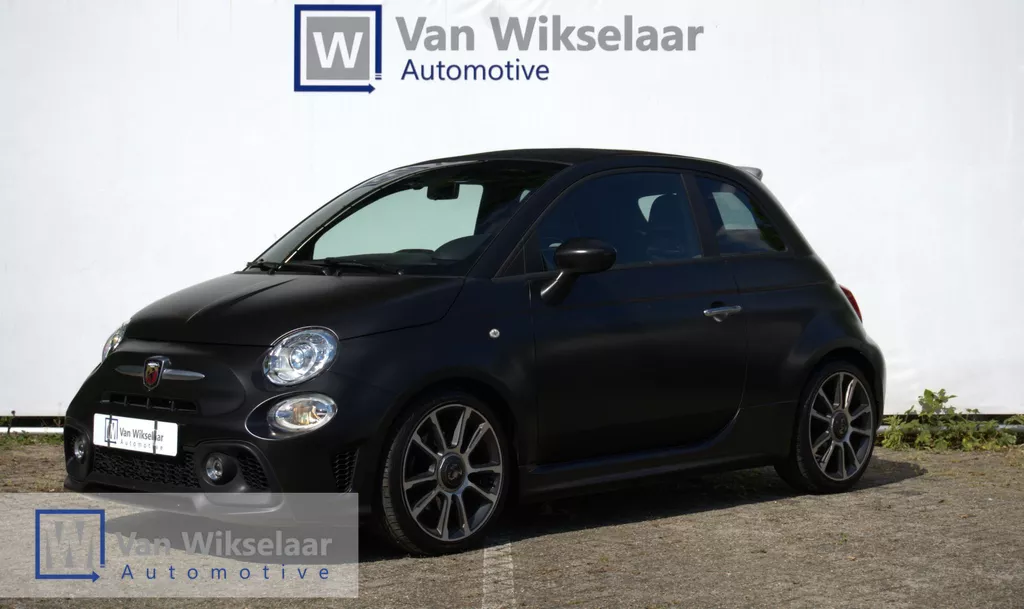 Fiat 500 1.4 T-Jet Abarth Turismo 70th (matzwarte wrap)