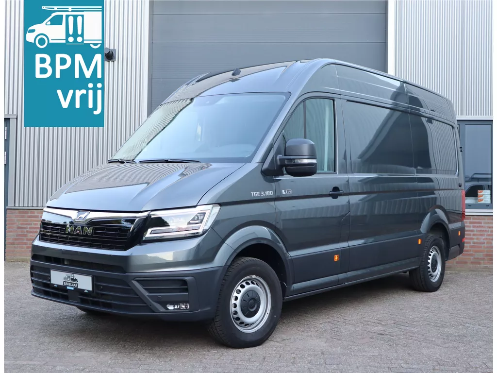 MAN TGE 3.180 4X4 Aut., Stoelverw., ECC, Navi, LED, MF-Stuur, TH, L3H3