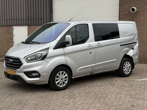 Ford Transit Custom 300 2.0 TDCI / Limited DC / Dubb cabine / Automaat / Navi / Camera / 2x schuifdeur / ACC / Airco Climate / L1H1 / LMV / APK / SCHADE