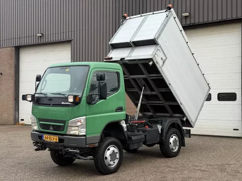 FUSO Canter Misubishi Pfau Rexter A6500 / 3-way kipper / 4x4 / Only 29.269 km !! / Manual / Full steel / NL truck